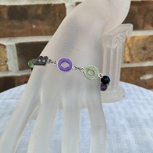 Handmade Halloween Boo Charm Bracelet